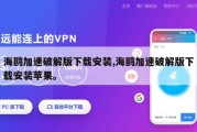 海鸥加速破解版下载安装,海鸥加速破解版下载安装苹果。