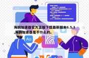 海鸥加速器官方正版下载最新版本6.5.3,海鸥加速器是干什么的。